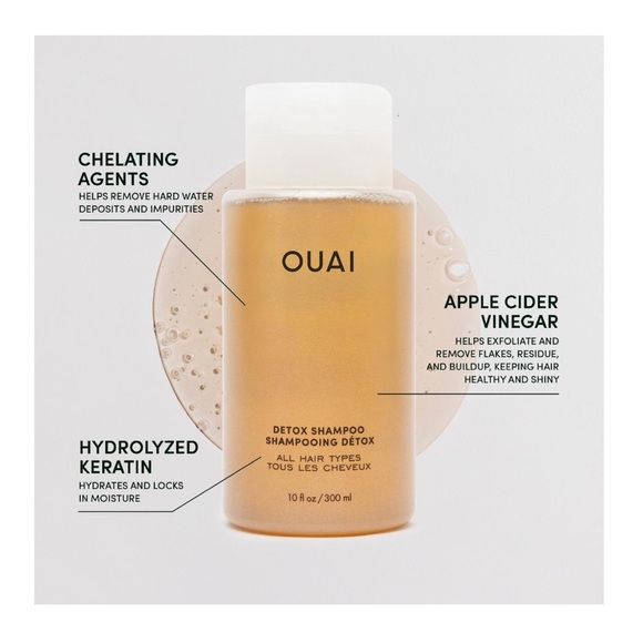 ✨ OUAI 4 pc Set ✨ Detox Shampoo, St. Barts Body Crème, Thick/Fine Hair Treatment - Picture 8 of 11